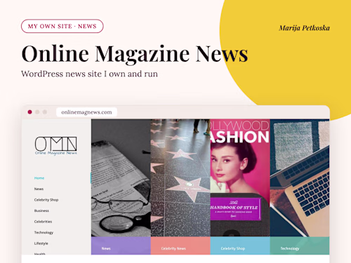 Online Magazine News: A News Site I Own and Run