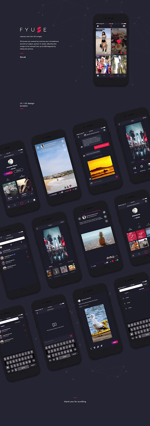 Fyuse App Redesign