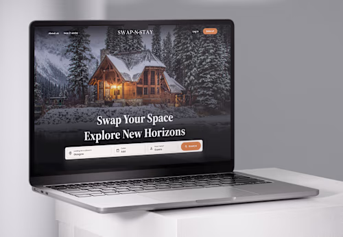 Swap-n-Stay - Platform and Homepage design