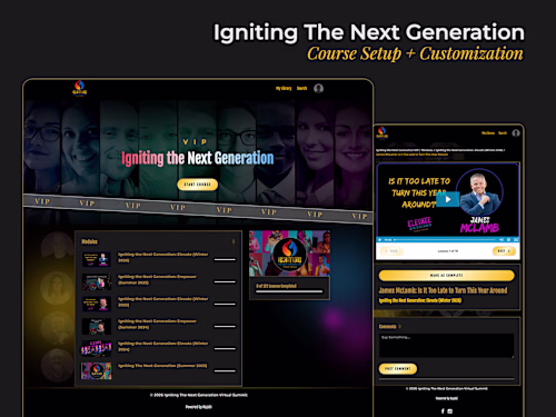 Custom Kajabi Course Development: Igniting the Next Generation: 