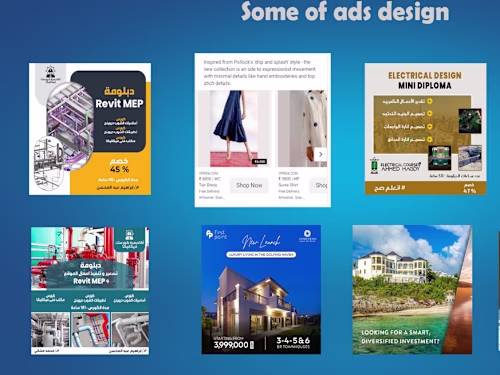 Ad Creative designs for several projects