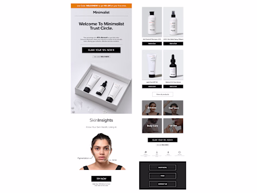 Designing the Welcome Email for Minimalist
