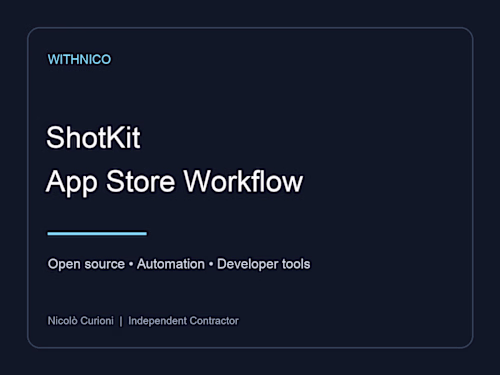 ShotKit: App Store Screenshot Workflow Automation