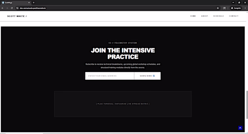 Clean and modern personal brand