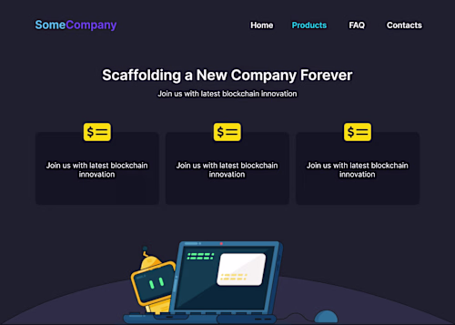 Simple page with Responsiveness