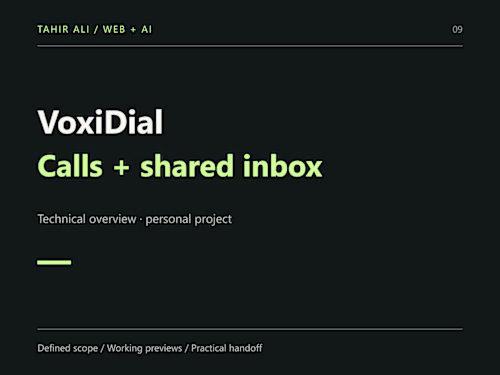 VoxiDial — Shared Business Phone & Team Inbox