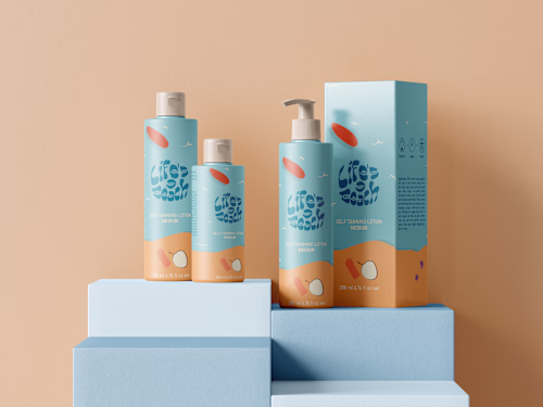 Self Tanner Packaging and Branding 