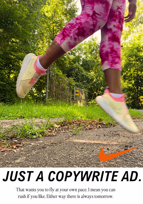 Copywrite Ad (Fashion)