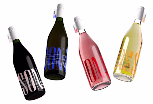 SONAS wine labels