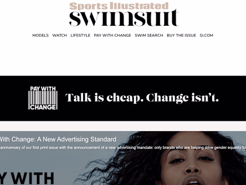 Social Copywriting for Sports Illustrated Swimsuit