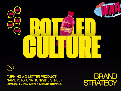 WAA Juice Brand Creation for Gen Z