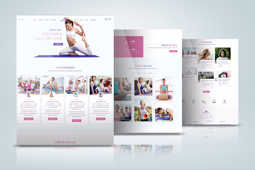 Professional Website Design for Yoga