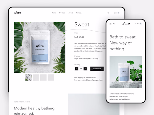 Bath online shop