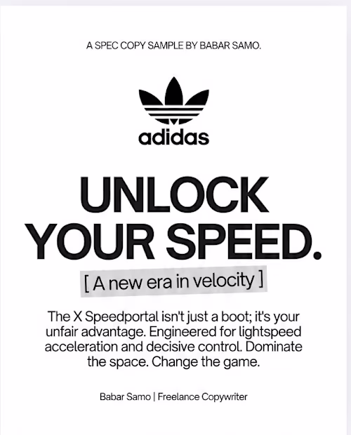 Adidas X Speedportal — Spec