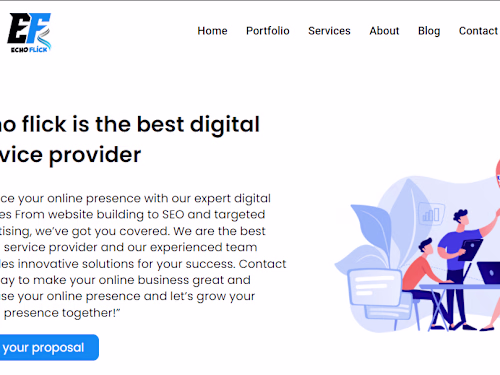 Digital services provider agency website