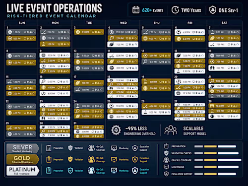 Scaling Live Event Operations Across 620+ Broadcasts
