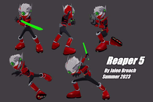 Reaper 5 - Character Design + 3D Model