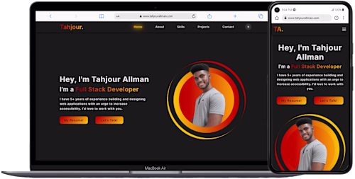 Tahjour's Portfolio