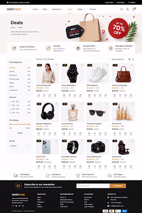 ShopZone – Modern WooCommerce eCommerce