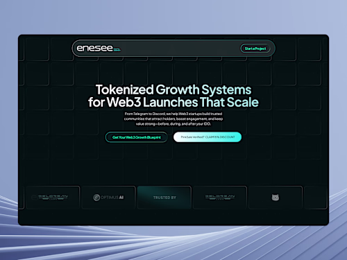 Enesee Agency — Website Design and Framer Build