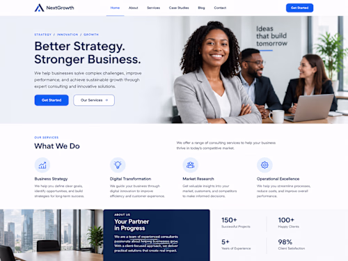 Modern Business Website Design.