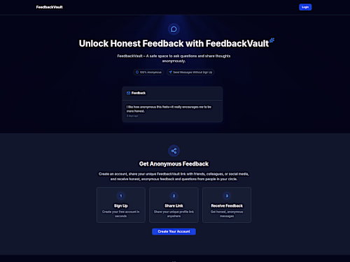 Secure, anonymous messaging platform allowing users to recei...