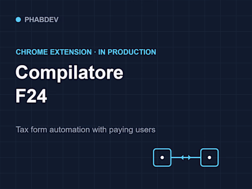 Compilatore F24 - Chrome extension
