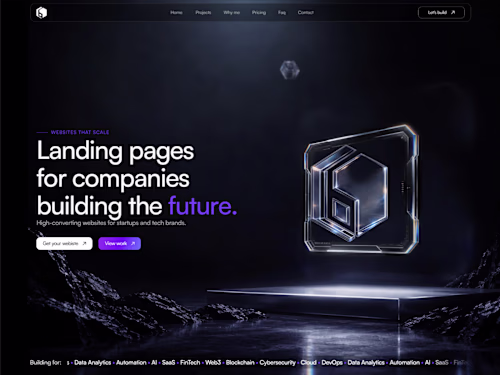 A premium Framer website designed