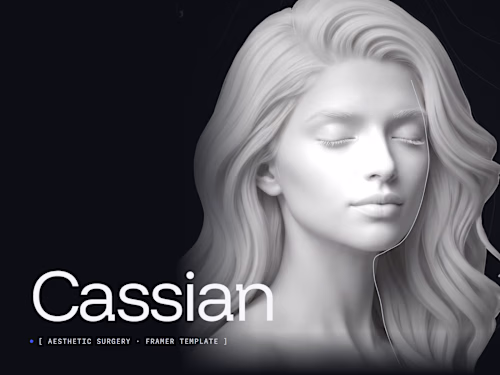 Cassian — Plastic Surgery Framer Template