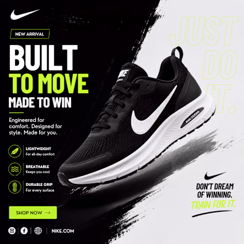 Nike Air Zoom 
Conceptual social
