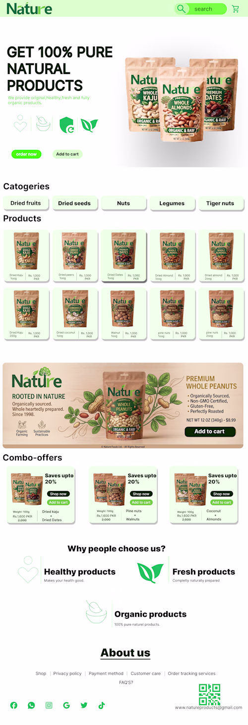 A clean, conversion-focused e-commerce UI