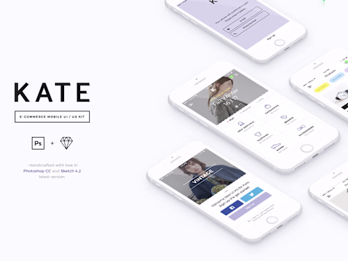 Kate — Fashion Shopping App Concept