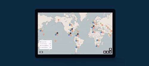 Marriott Vacations Touchscreen Map