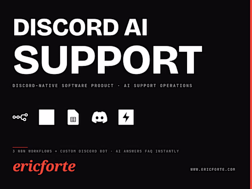 Custom Discord Support Automation Bot