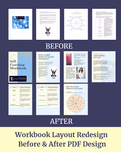 Clean and structured workbook layout