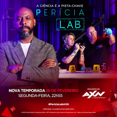Keyvisual | AXN | Perícia LAB