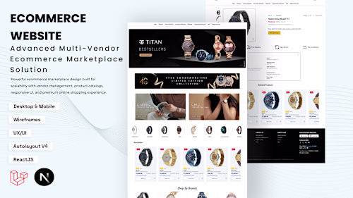 Ecommerce Website
->High-Converting Ecommerce Store with