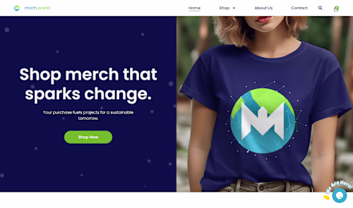 Ecommerce P.O.D. site Mrch.World