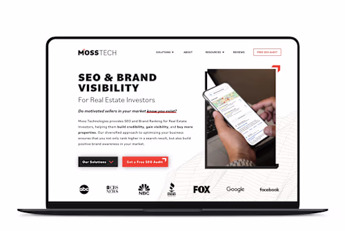 Mosstech Brand Transformation and Website Redesign