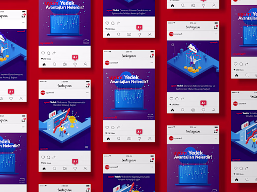 uyumYedek - Instagram Carousel Post Design