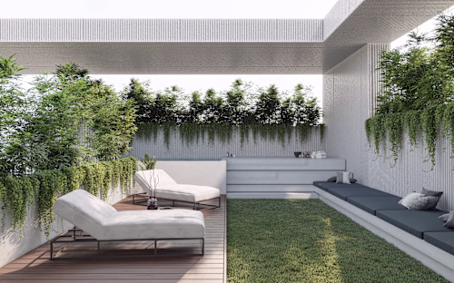 Pazella Residential Building, Roof, Pragmatica