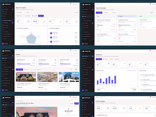 Real Estate CRM Template Development