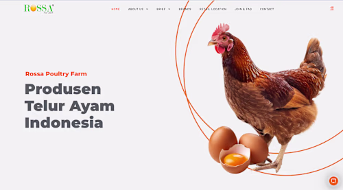 Rossa Poultry Corporate Website