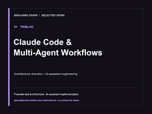 Tribloc | Claude Code & Multi-Agent Engineering Workflows