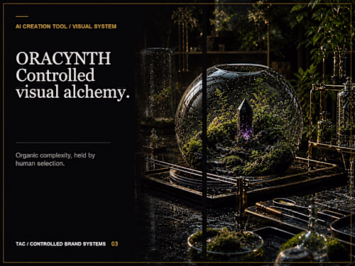 ORACYNTH — Fictional Wellness Tech Brand System
