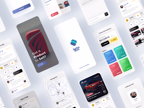 SellaBox - A Buy & Sell Marketplace Mobile App - UI UX Design