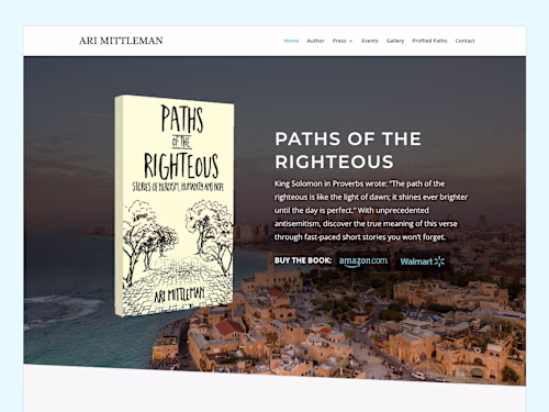 Website for an Author