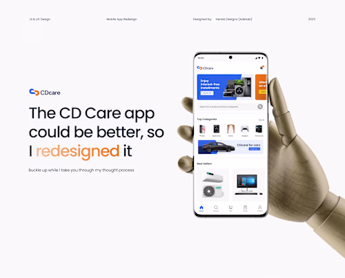 CD Care App - Redesign