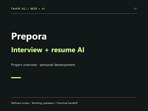 Prepora — AI Interview & Resume Preparation