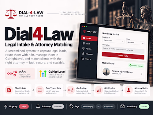 Dial4Law — Legal Intake &